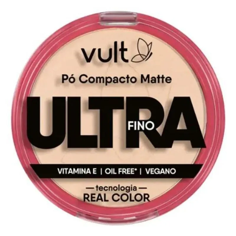 10x Vult Pó Compacto Matte Ultrafino 9g - Cor V400