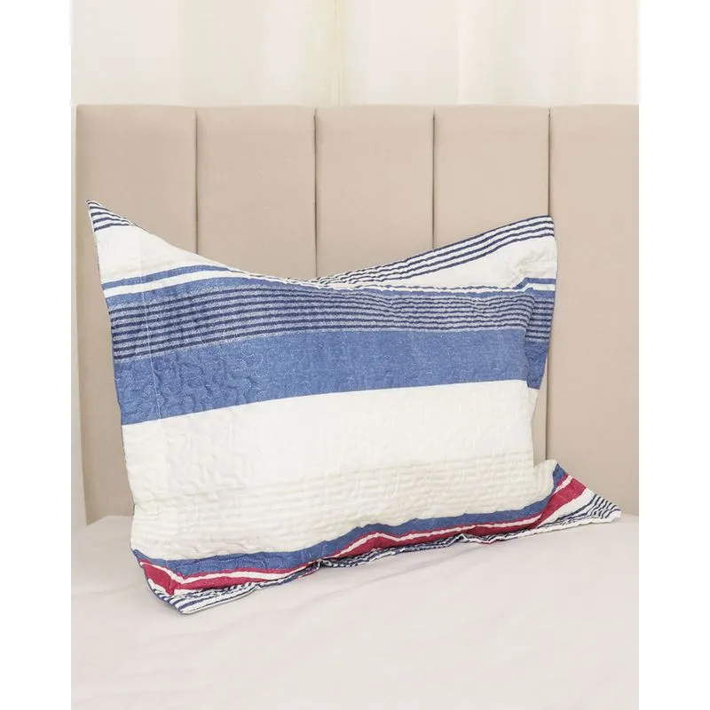 Porta Travesseiro 50cmx70cm Andreza Estampado Bege UN