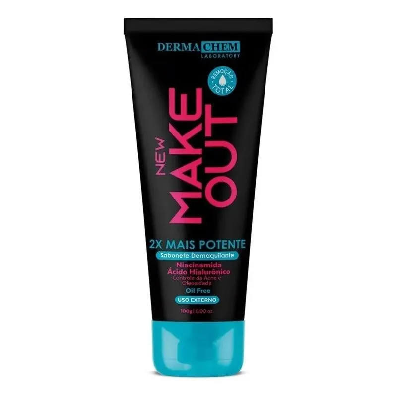 Sabonete Demaquilante New Make Out 100ml - Dermachem