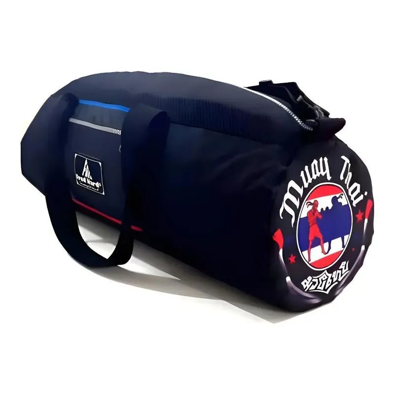 Bolsa / Mochila Fitness Bag Fred Hard Muay Thai Cor Preto De