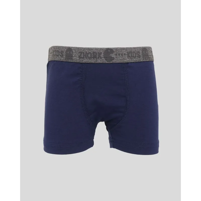 Cueca Infantil Boxer Lisa Azul 6