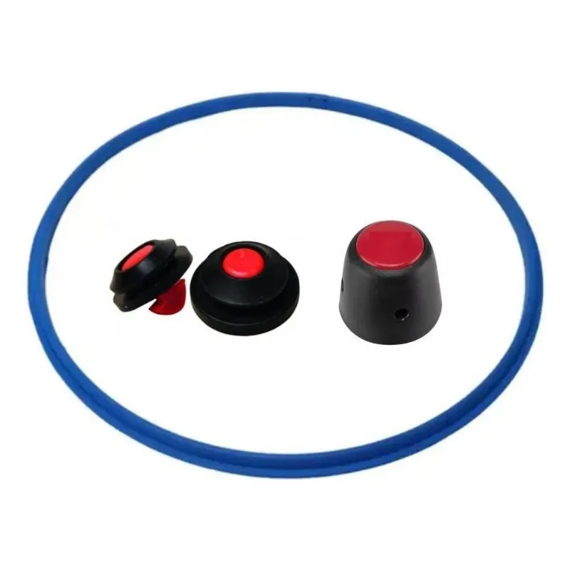 2x Borracha Panela De Pressão Silicone Clock - Pino E Válvul
