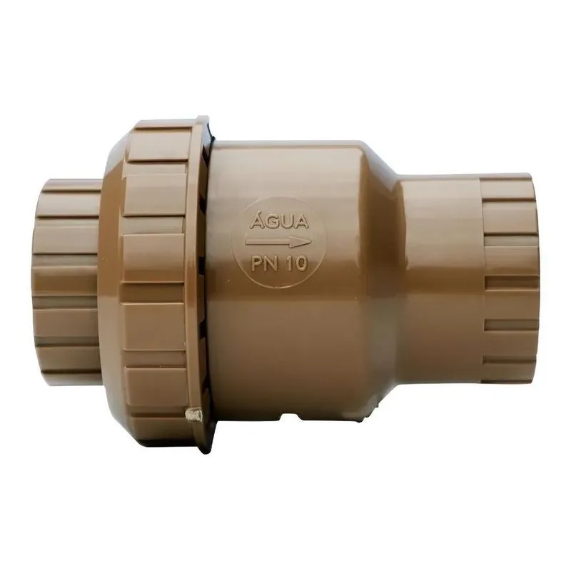 Válvula De Retenção Soldável 32mm - 1 Pol Higiban Pvc Marrom