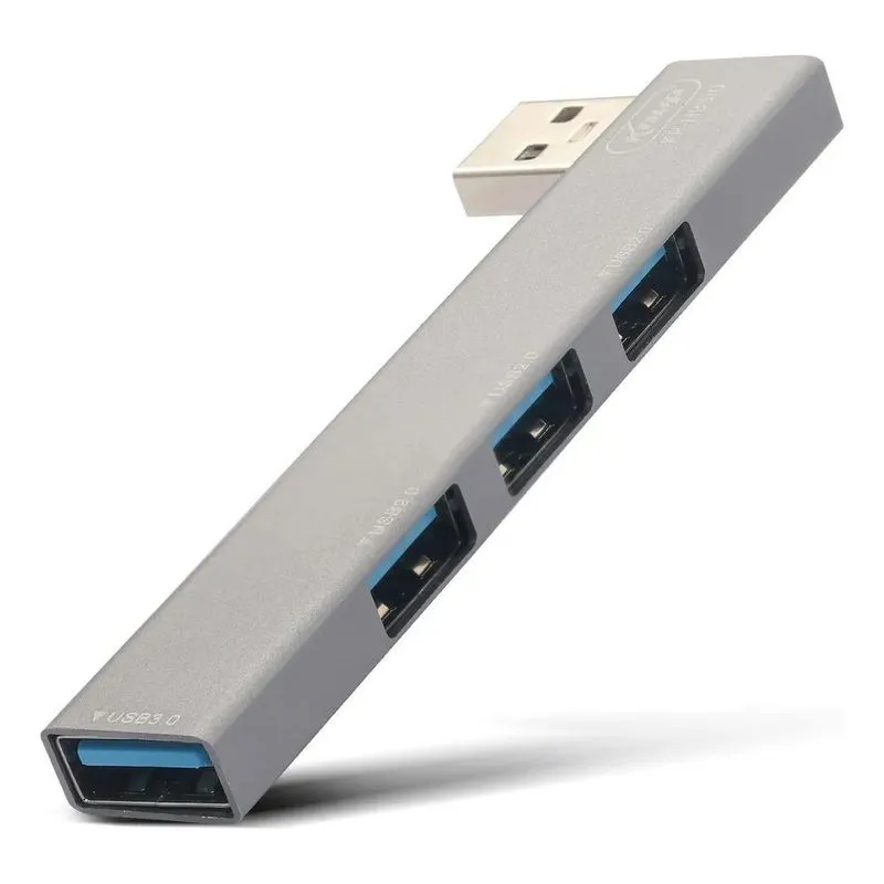 3x Hub Usb 3.0 2.0 Extensão 4 Portas Regua Computador Notebo