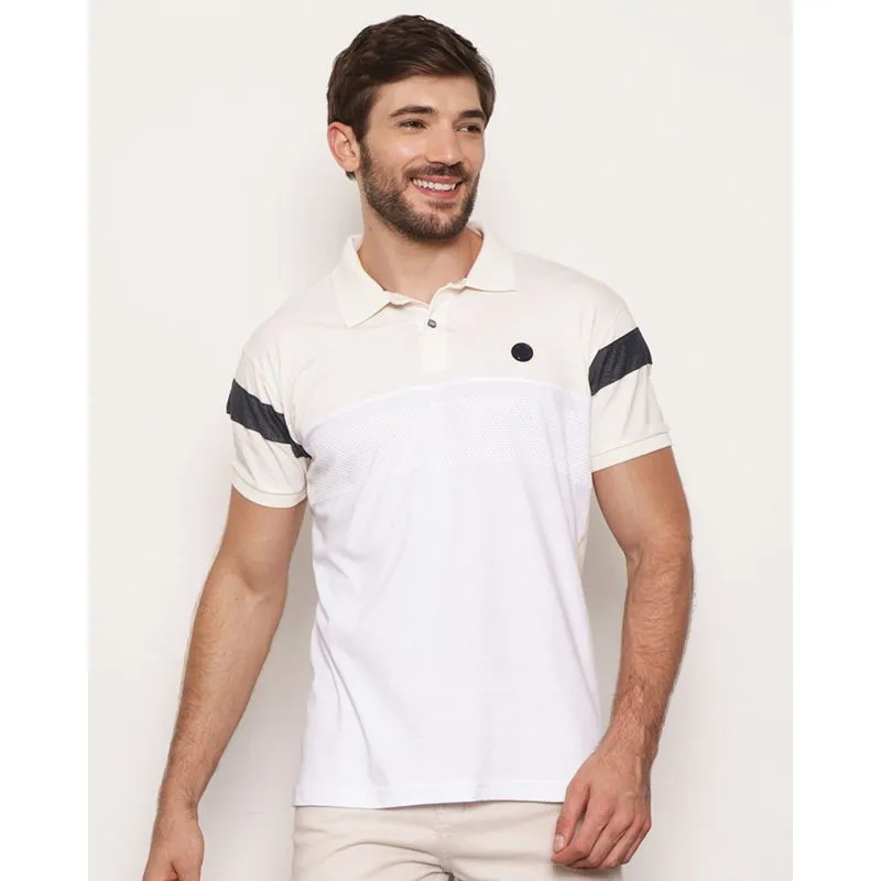 Camisa Polo Masculina Gangster Recorte Manga Curta Off White GG