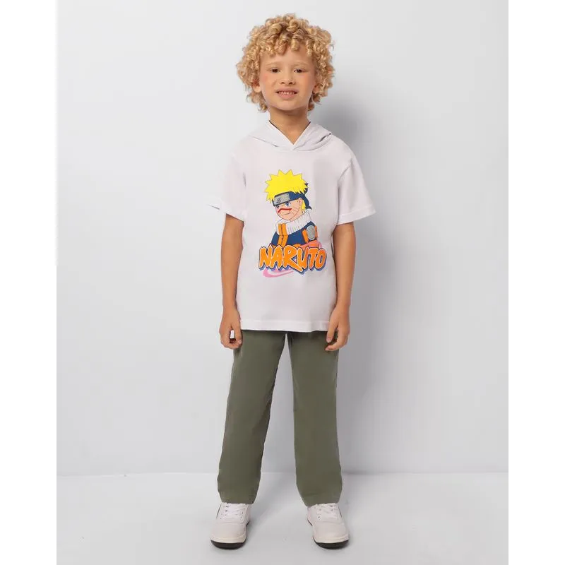 Calça Infantil Sarja Reta Com Bolso Verde 4