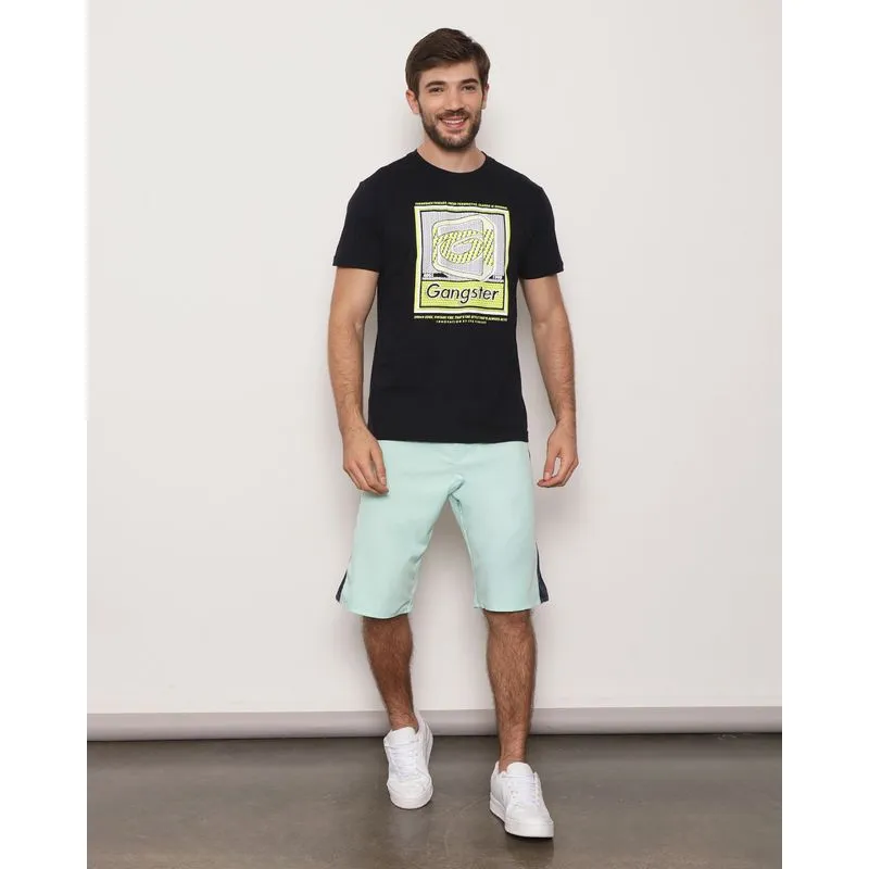 Bermuda Masculina Gangster Reta Verde 46