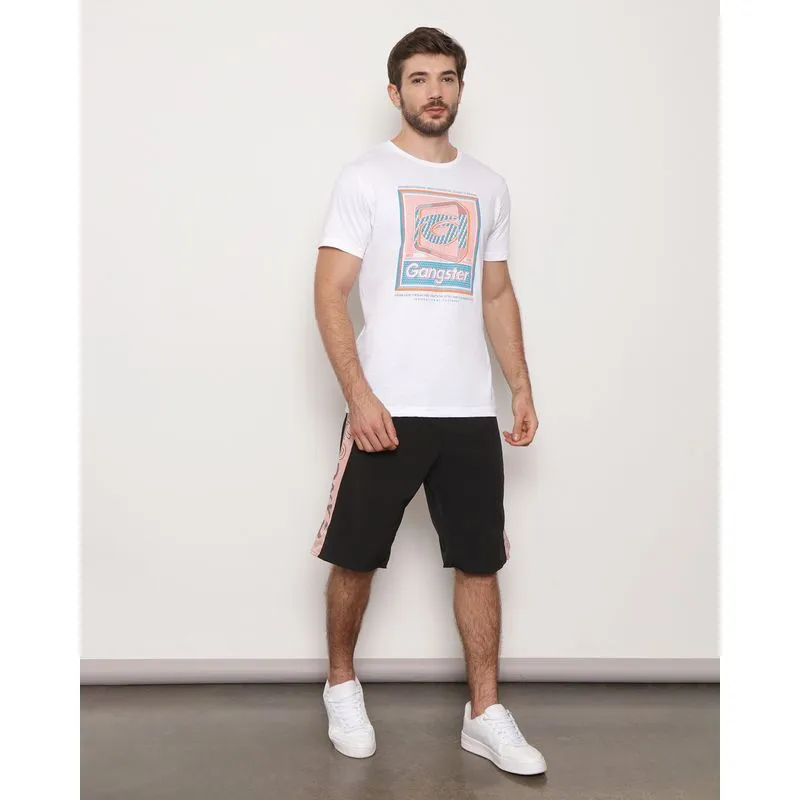 Bermuda Masculina Gangster Reta Preta 42
