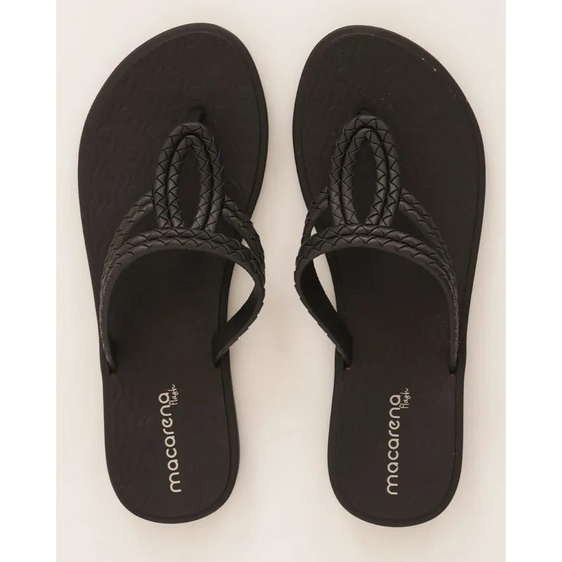 Chinelo Feminino Texturizado Preto 37