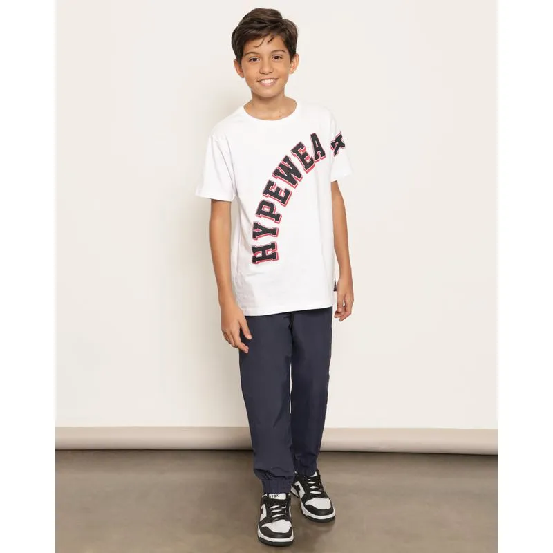Calça Juvenil Jogger Com Cordão Marinho 12