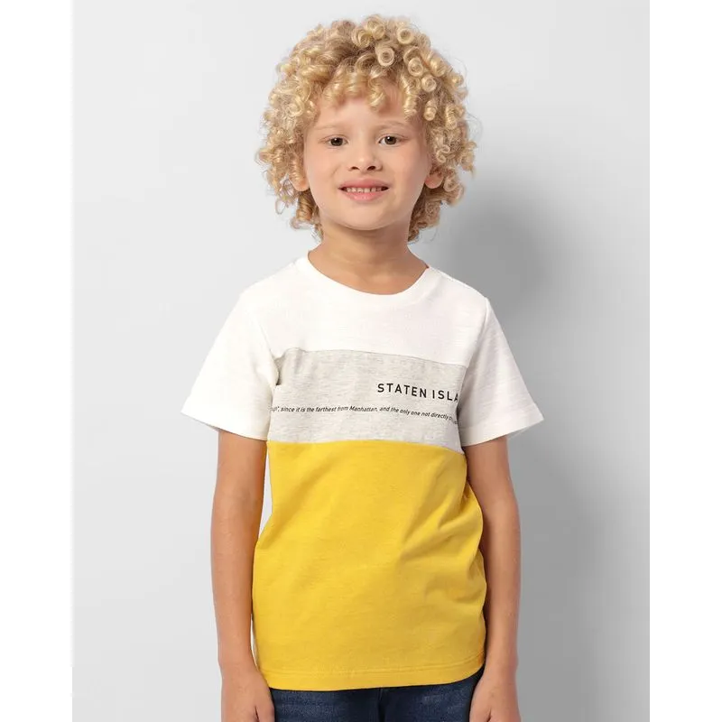 Camiseta Infantil Com Recortes Manga Curta Off White 10
