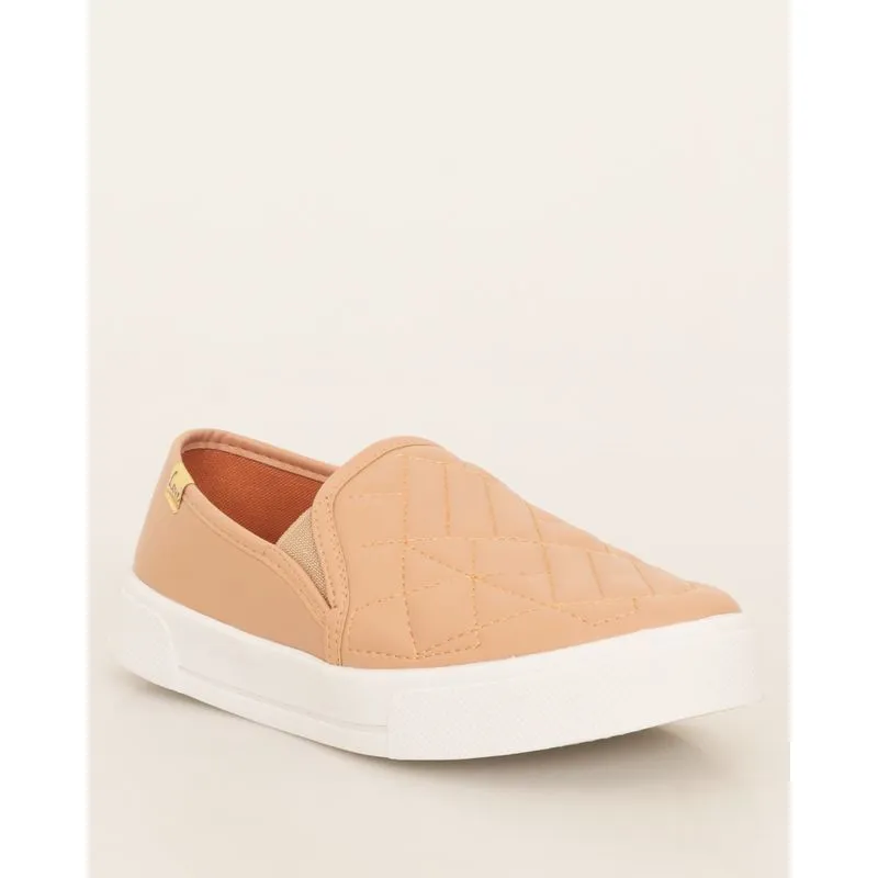 Tênis Feminino Slip On Texturizado Rosa 37