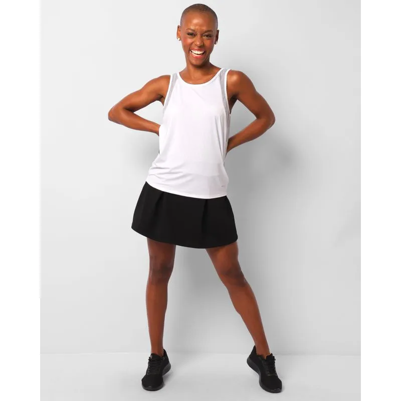 Short Saia Feminino Fitness Curto Fitter Preto GG