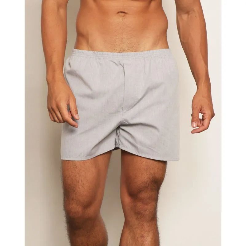 Samba Canção Masculina Reta Cinza GG
