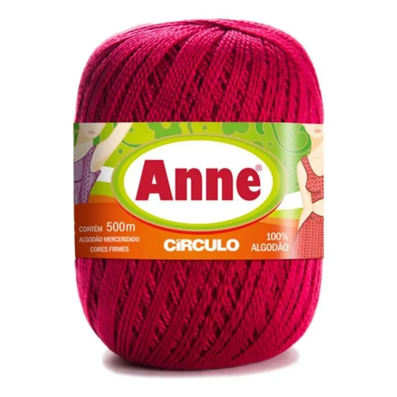 Fio Anne 500m Novelo Tricô Crochê Da Circulo - Esc 3611 - Ru