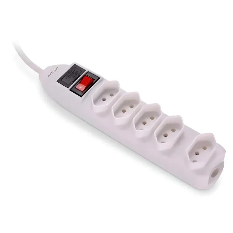 Filtro De Linha 5 Tomadas 2p +t Extensão Multilaser Wi300 Br