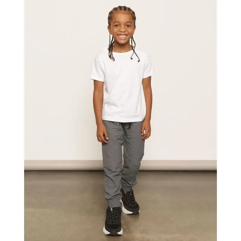 Calça Infantil Jogger Cordão de Ajuste Cinza 8