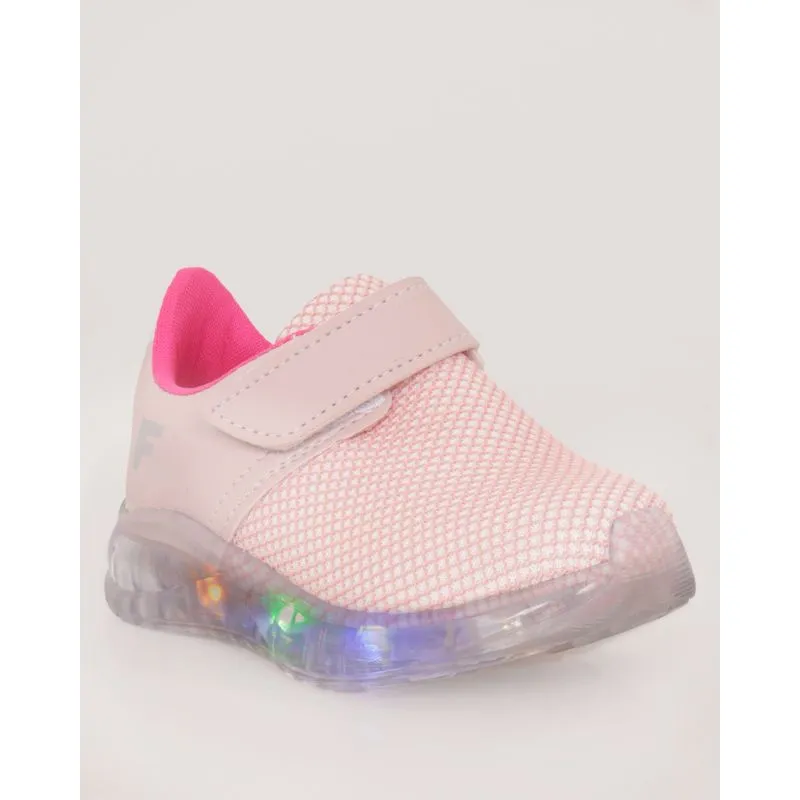 Tênis Bebê Com Led Rosa 27