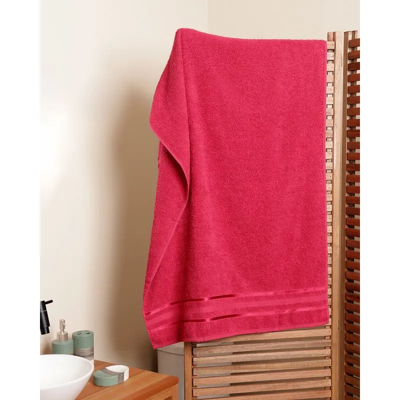 Toalha Banho Joy Atlântica 70cm x 125cm Rosa UN