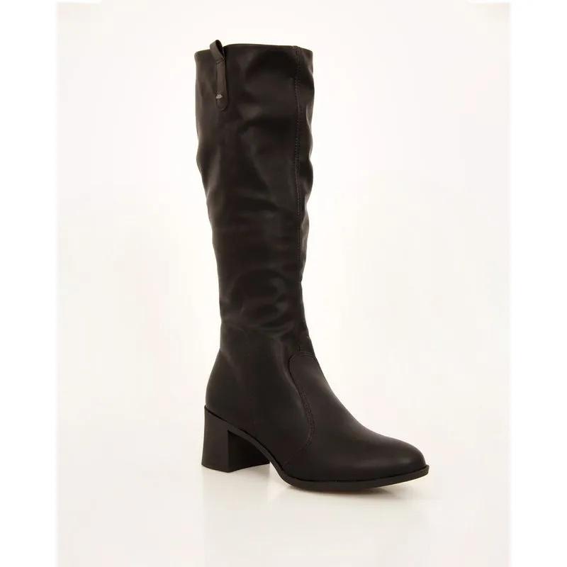 Bota Feminina Dakota Montaria Com Zíper Preta 38