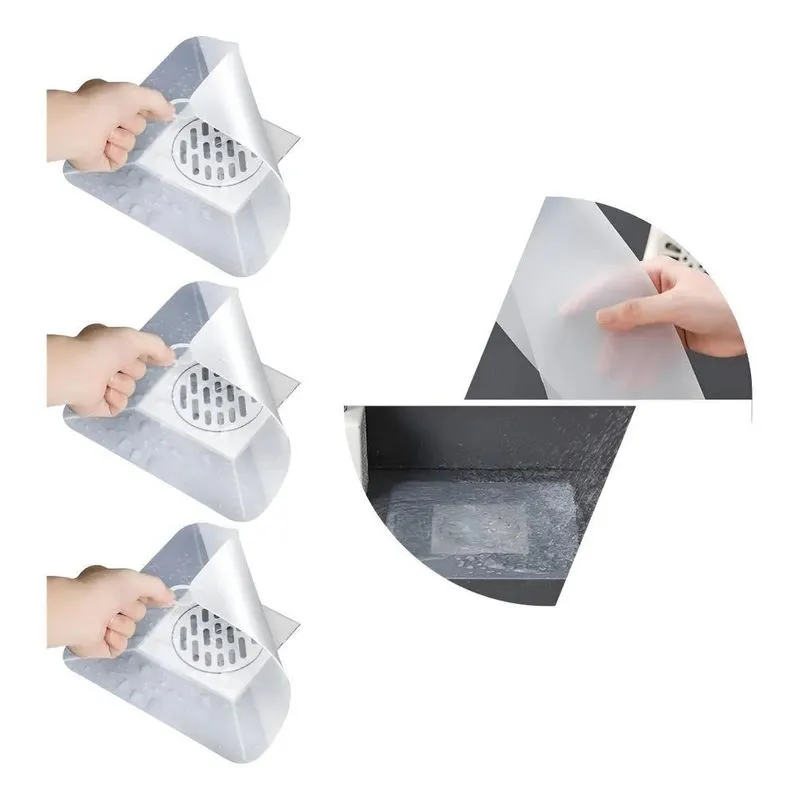 10x Protetor De Ralo Silicone Anti Odor E Insetos 20x20cm 3