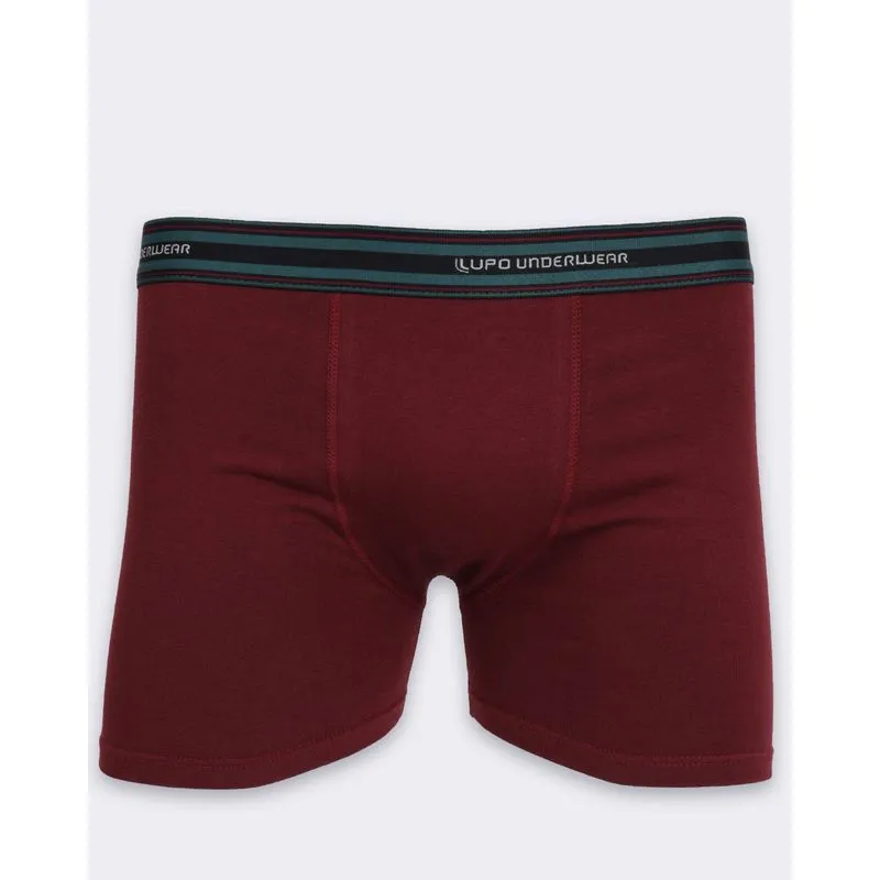 Cueca Masculina Boxer Lupo Vinho G