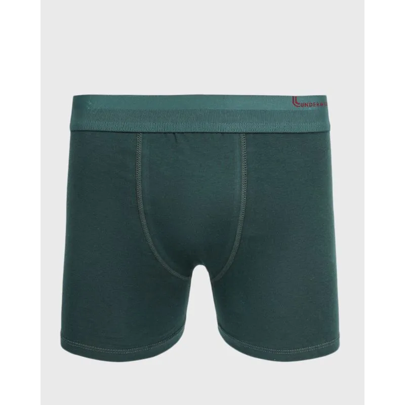 Cueca Masculina Lupo Boxer Verde GG