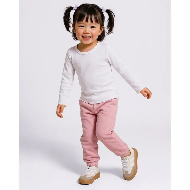 Blusa Bebê Manga Longa Canelada Branca 2