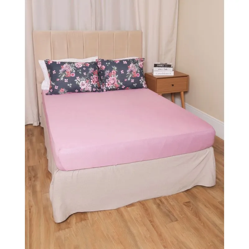 Jogo De Cama King 3 Peças Portallar Marinho UN