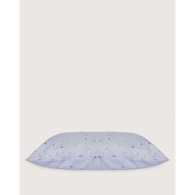 Fronha Avulsa Andreza Micropercal Estampa Floral Azul UN