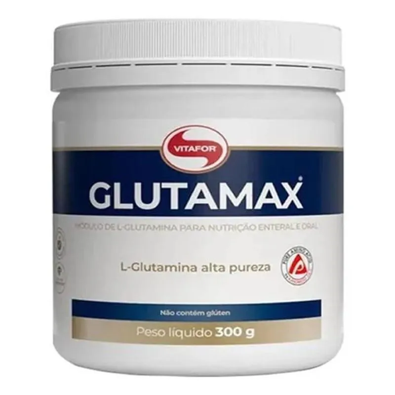 2x Glutamina 300g Glutamax Vitafor - Alta Pureza Tecn. Japon