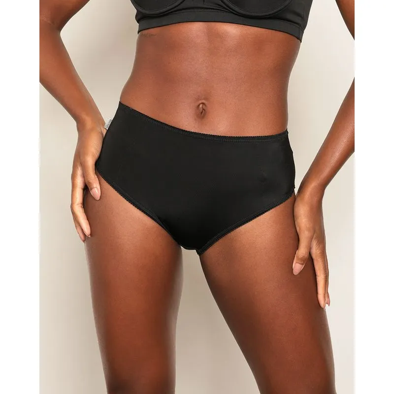 Calcinha Feminina Cinta Modeladora Alta Preta G