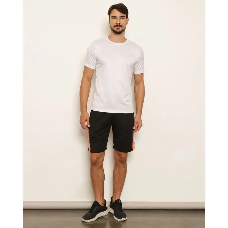 Bermuda Masculina Esportiva Gangster Dry Fit Com Recortes Marinho P