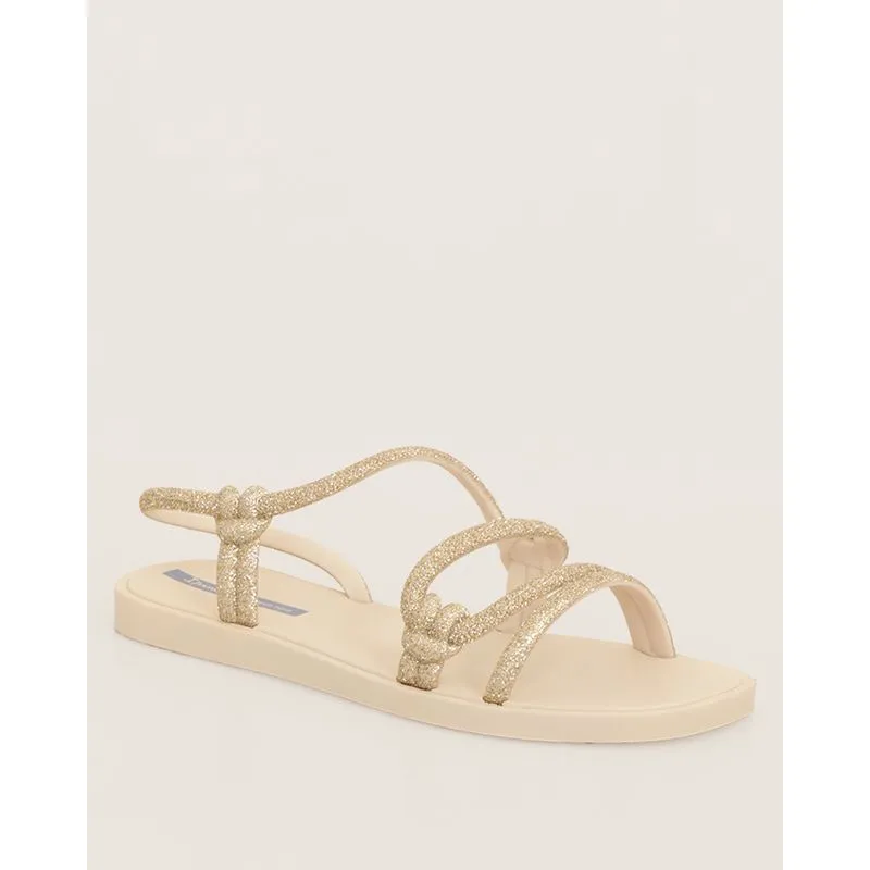 Sandália Rasteira Ipanema Feminina Solar Glow Off White 34