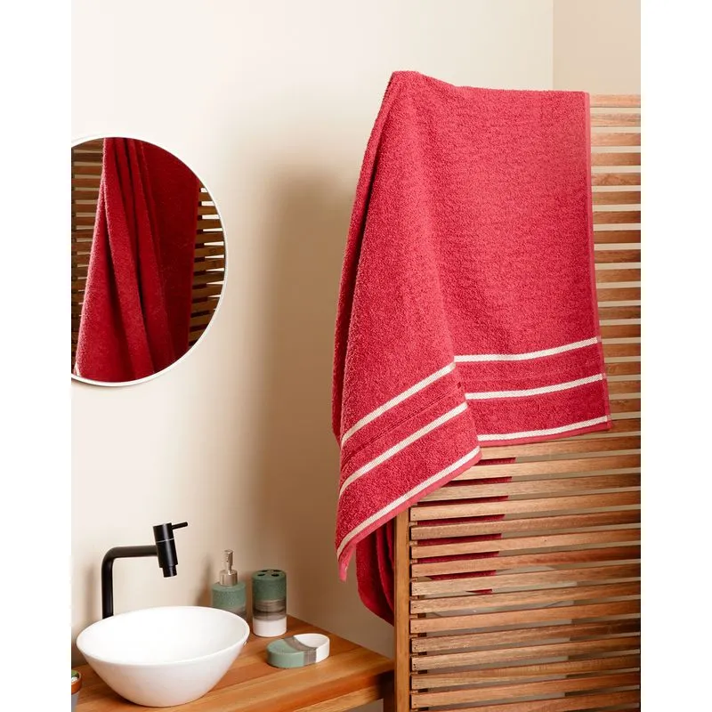 Toalha Banhão Atlântica 80cm x 150cm Solare Rosa Escuro UN