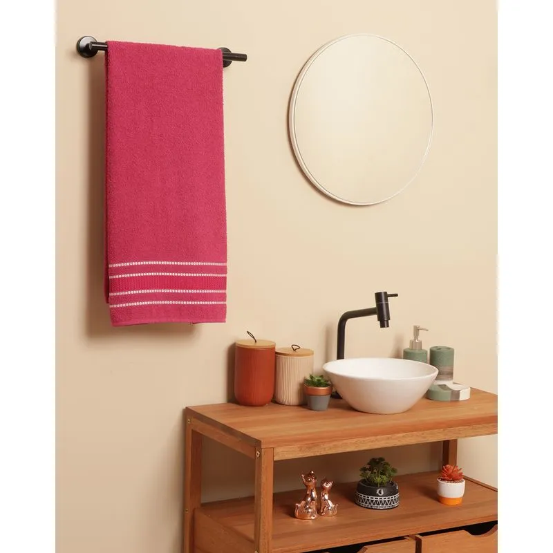 Toalha de Banho Atlântica 60cm x 125cm Lizzie Rosa UN