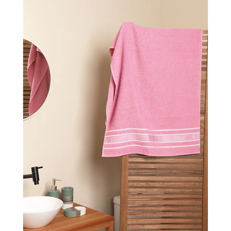 Toalha De Banho Atlântica 1,25 X 60cm Lizzie Rosa UN