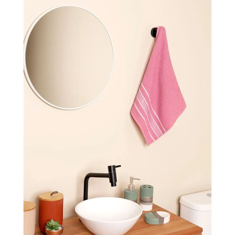 Toalha De Rosto Atlântica 45cm x 65cm Lizzie Rosa UN