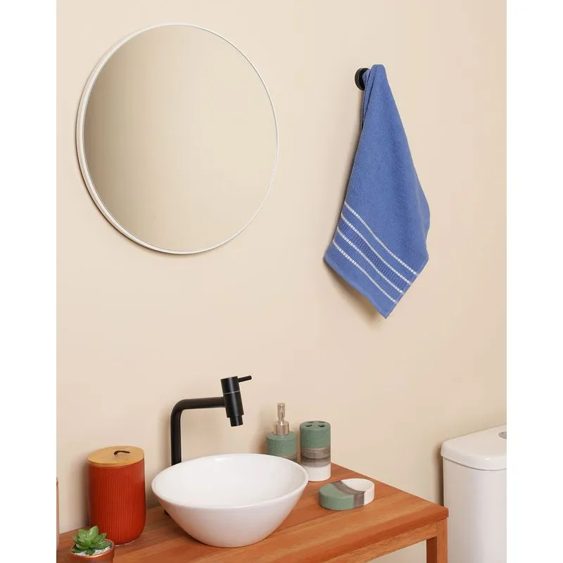 Toalha De Rosto Atlântica 45cm x 65cm Lizzie Azul UN