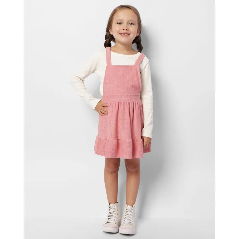 Conjunto Infantil Salopete Cotele Rosa 10