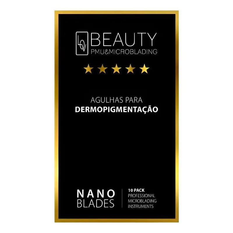 Lâminas Lovbeauty 18u 0.18mm Nano Blade C/10 Anvisa