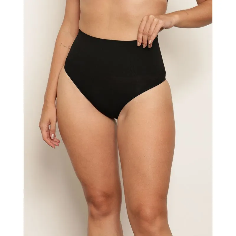 Calcinha Feminina Modeladora Trifil Cintura Alta Preta P
