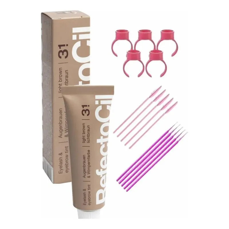 2x Tinta De Sobrancelhas Refectocil Castanho Claro N 3.1 15