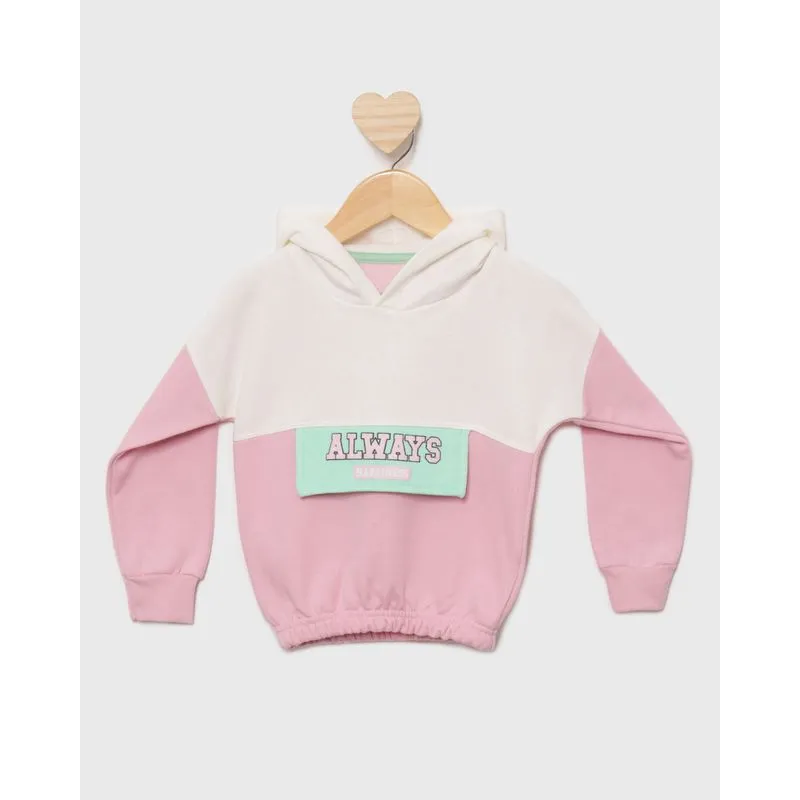 Blusão Moletom Bebê Peluciado Com Escrita Com Capuz Off White 1