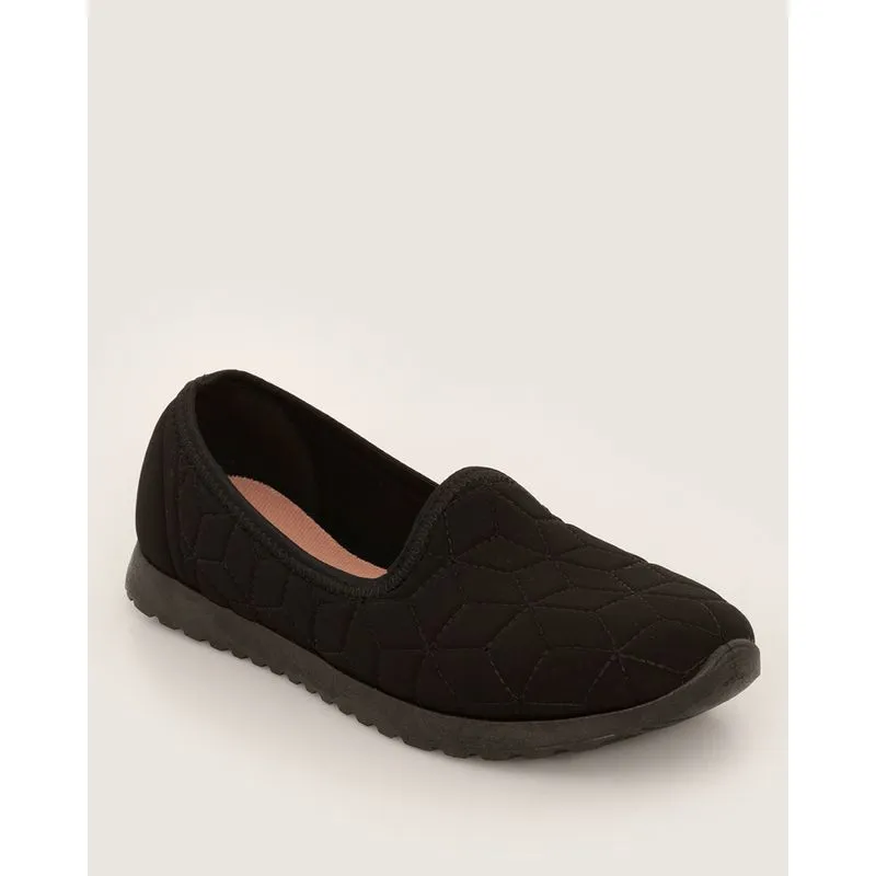 Tênis Feminino Slip On Moleca Com Recortes Preto 37