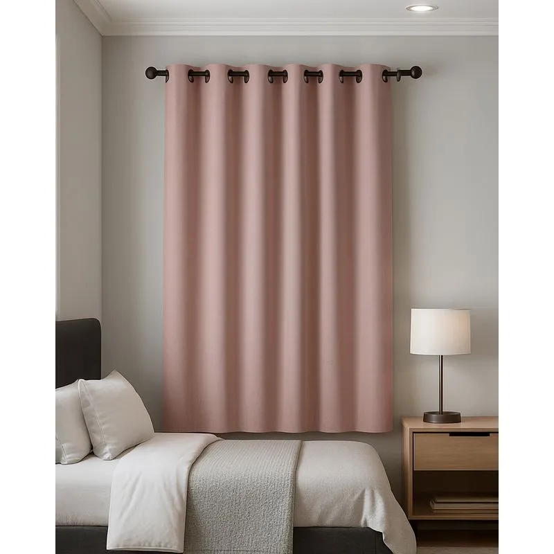 Cortina Bella Janela Blackout 260cm x 170cm Marrom UN
