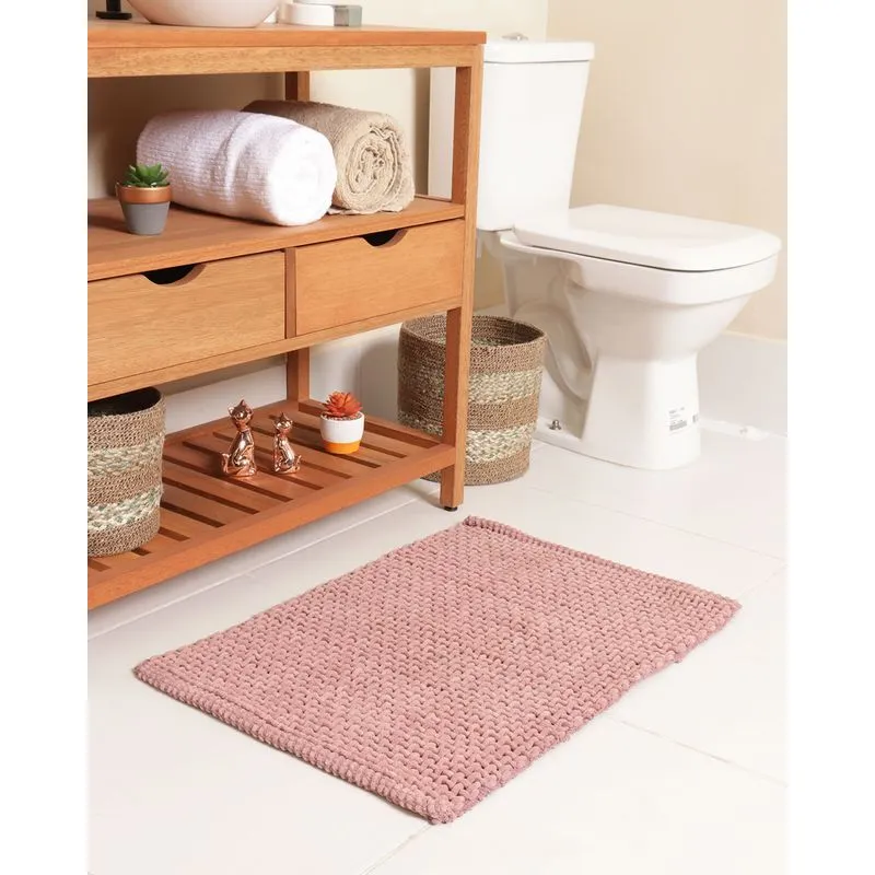 Tapete Nice Corttex Home Design 50cm x 70cm Felpudo Rosa UN