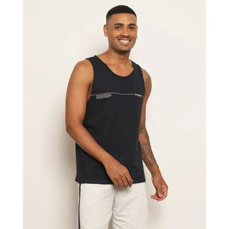 Regata Masculina Gangster Estampa Preta M
