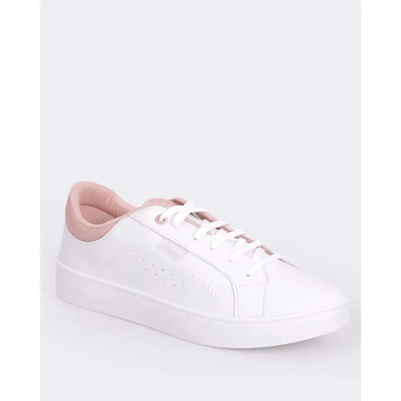 Tênis Feminino Casual Com Recortes Branco 37