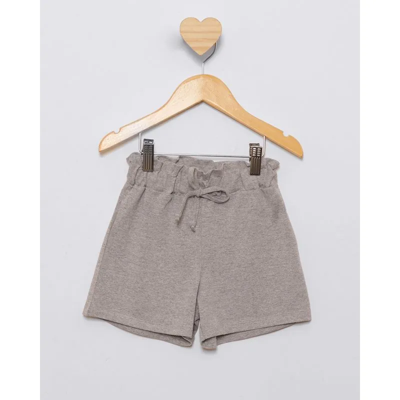 Short Bebê Curto Clochard Cinza 1
